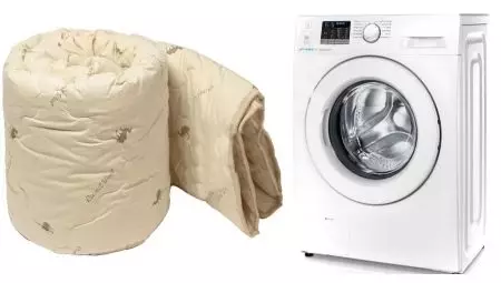 Ինչպես լվանալ ուղտի վերմակը: Հնարավոր է լվանալ լվացքի մեքենայի ավտոմատ բուրդ մեքենան: Ձեռքով լվանալ տանը 21547_8