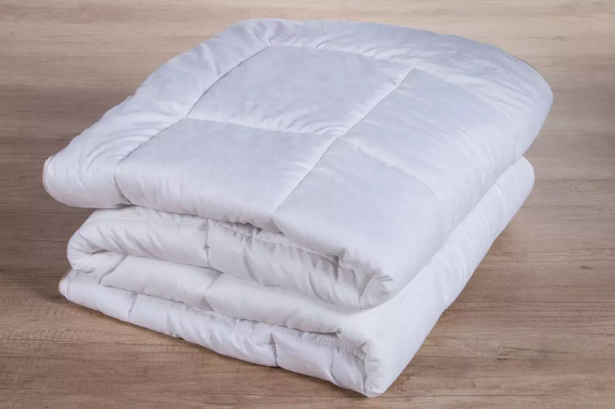 Hollofiber-dekens: plussen en tegens van vulstof. Wat is de betere Singryburg? Wat is het en hoe te wassen in een wasmachine? Beoordelingen 21557_37