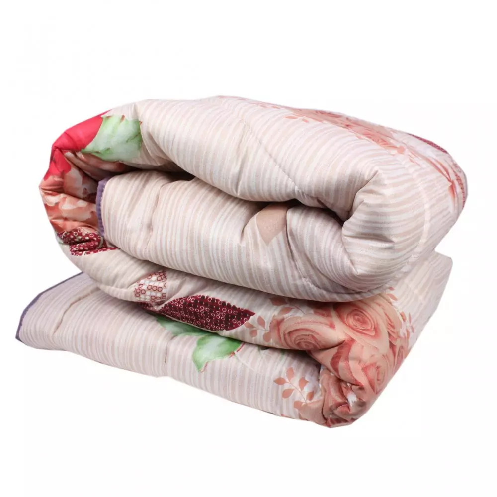 Mantas de algodón: variantes acolchadas con relleno de fibra de algodón, verano y otros modelos 21561_4