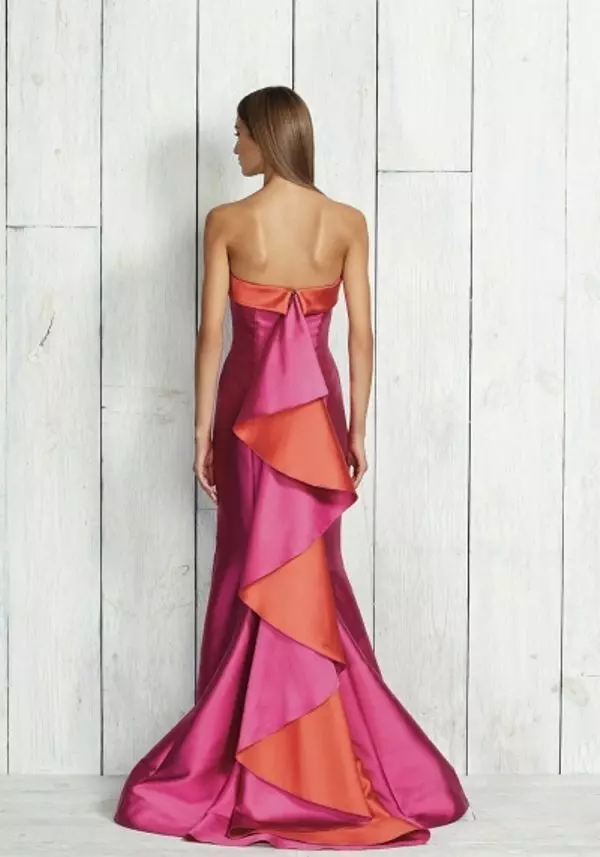 Sirena haljina sa petlje ružičastom