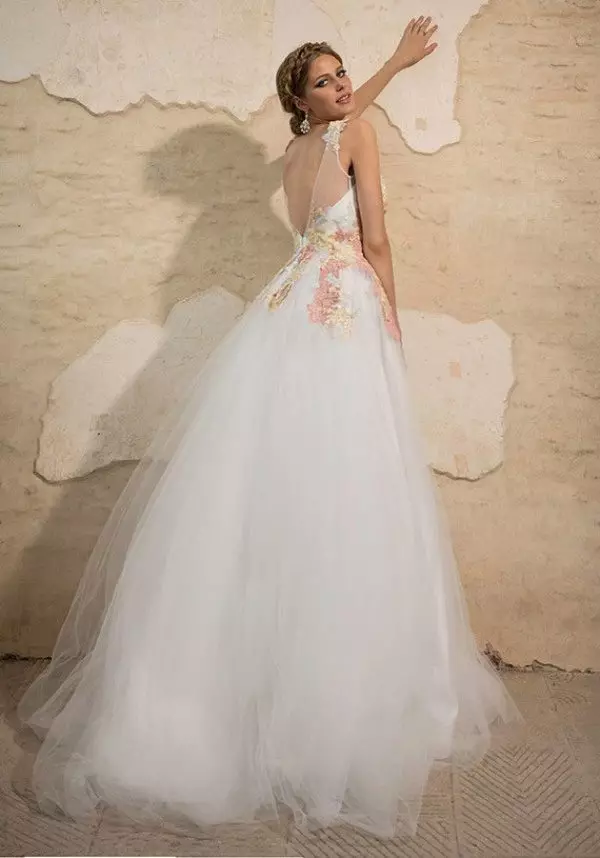 Kleid mit offener Rücken- und Silhouette-Hochzeit