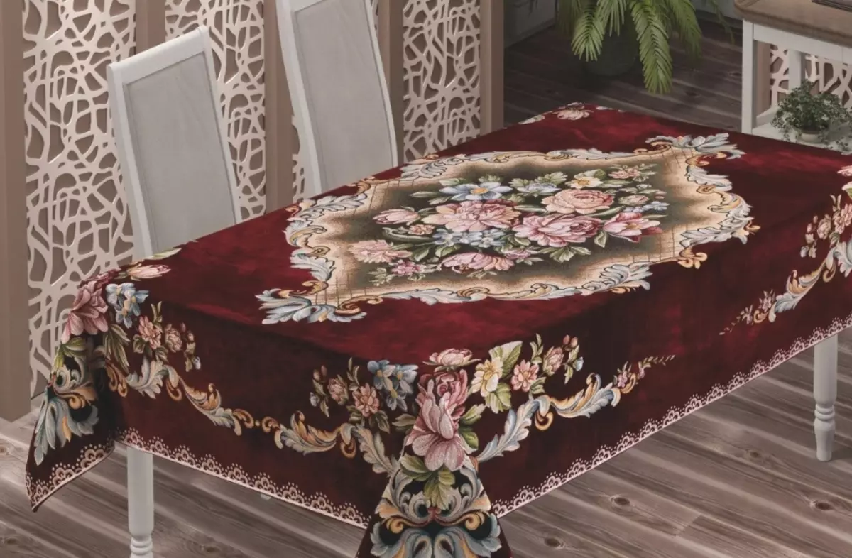 estovalles per a tapissos: a partir de models casuals Itàlia i Espanya, estovalles rodones i ovalades a taula, festiu i, 160x220 i altres dimensions 21606_18