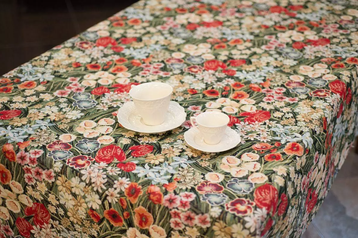 estovalles per a tapissos: a partir de models casuals Itàlia i Espanya, estovalles rodones i ovalades a taula, festiu i, 160x220 i altres dimensions 21606_5