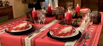 Taplak meja sekali pakai: dari spanabond, kertas dalam gulungan di atas meja, putih dan biru, merah dan lainnya, taplak meja yang meriah dan teratur 21611_28