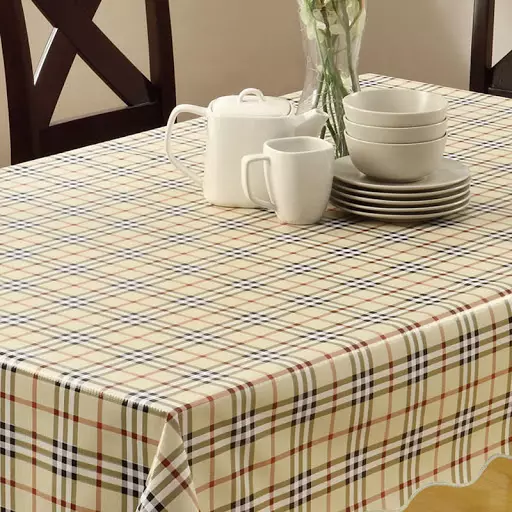 Taplak meja sekali pakai: dari spanabond, kertas dalam gulungan di atas meja, putih dan biru, merah dan lainnya, taplak meja yang meriah dan teratur 21611_9