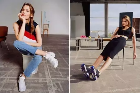 運動鞋ribok（120張照片）：皮革女裝型號的reebok經典，easytone，crossfit和泵2021，籃球和跑步，高，粉紅色 2161_9