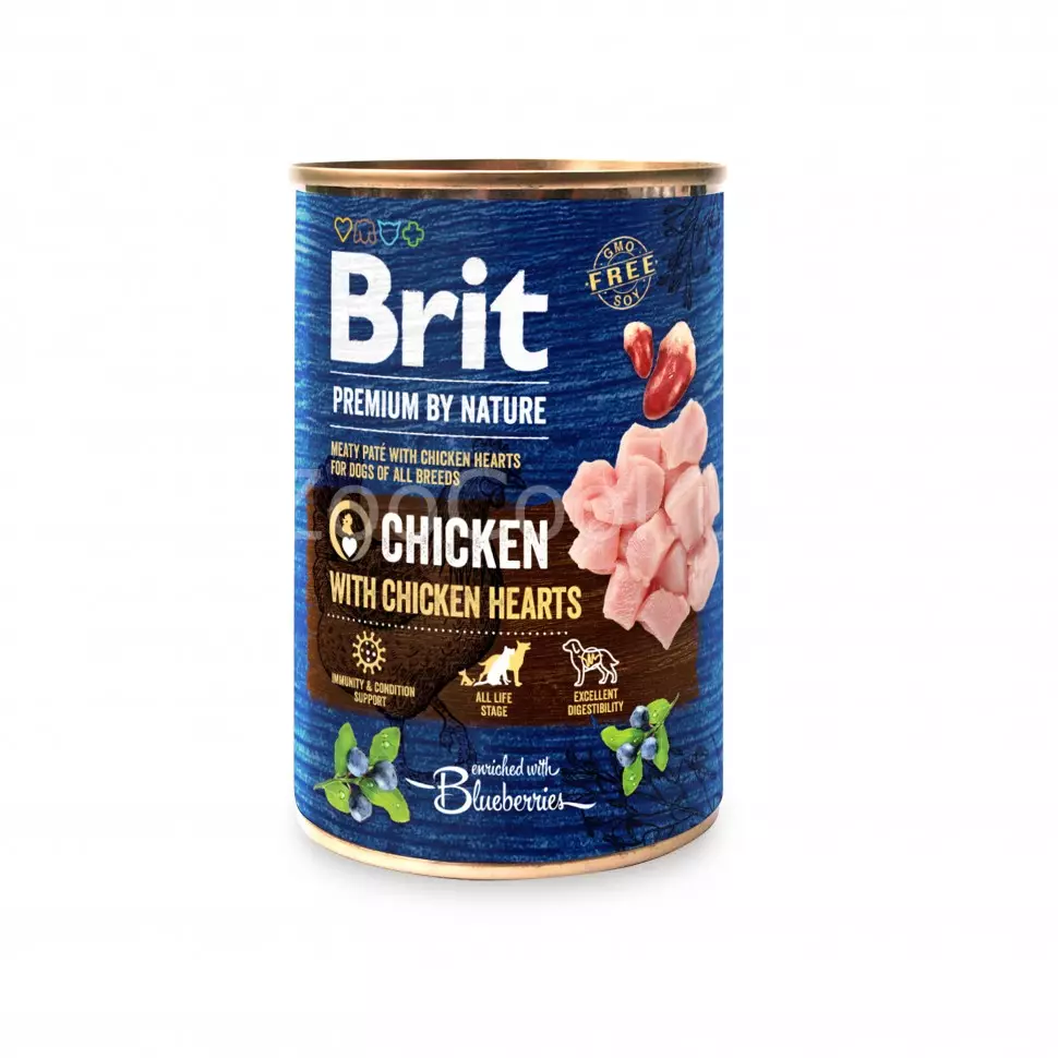 Konserveeritud toit Brit: märgtoit 850 g ja muu maht täiskasvanud koertele, ülevaateid 21634_12