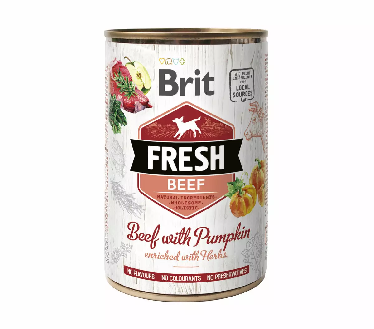 Canned Food Brit: Bet Food 850 g ug uban pang gidaghanon alang sa mga hamtong nga iro, mga pagsusi 21634_3