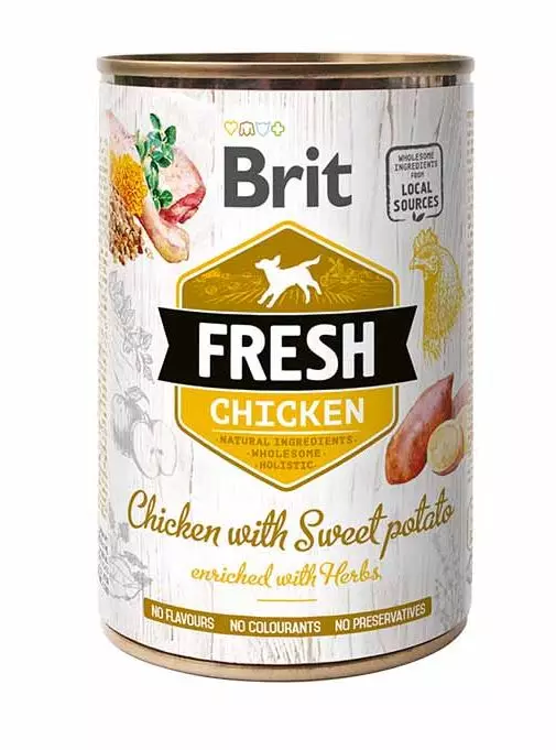 Conserve alimentare Brit: alimente umede 850 g și alt volum pentru câinii adulți, recenzii 21634_9