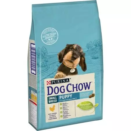 Droege feed Purina Dog Chow: komposysje. Folwoeksen feed en oare produkten. Algemiene beskriuwing 21636_16