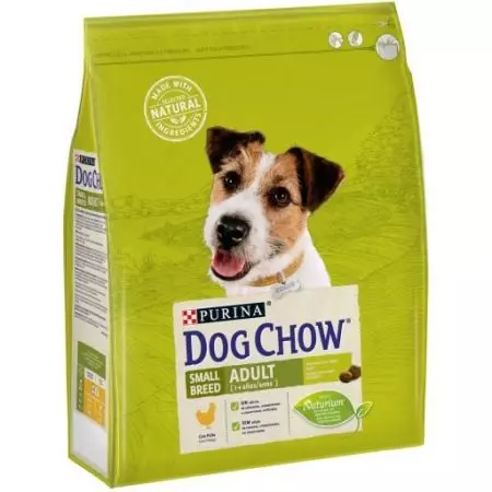 Kuiva syöttö Purina Dog Chow: Koostumus. Aikuisten rehujen ja muiden tuotteiden. yleinen kuvaus 21636_7