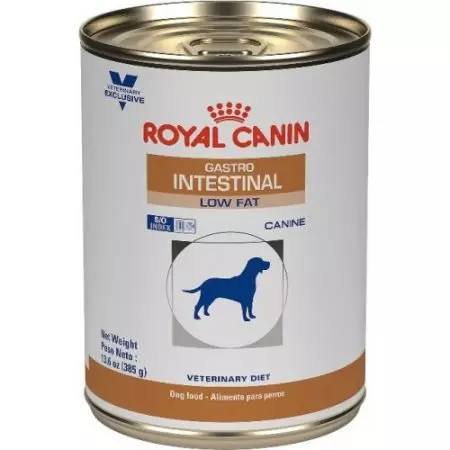 Våt mat for hunder Royal Canin: Hermetisert mat, Kylling Pate og edderkopper med flytende fôr, utvinning og andre produkter, sammensetning 21644_2