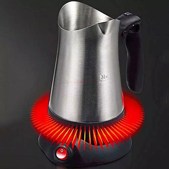 Turks Electric: máquina de café de café con oficina de automóbiles cando está fervendo, modelos Gorenje e sinbo, comentarios 21652_2