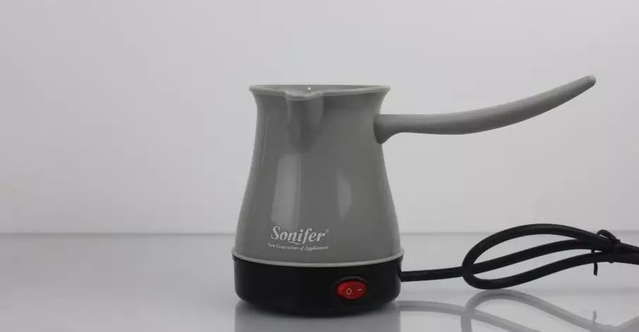 Turks Electric: máquina de café de café con oficina de automóbiles cando está fervendo, modelos Gorenje e sinbo, comentarios 21652_30