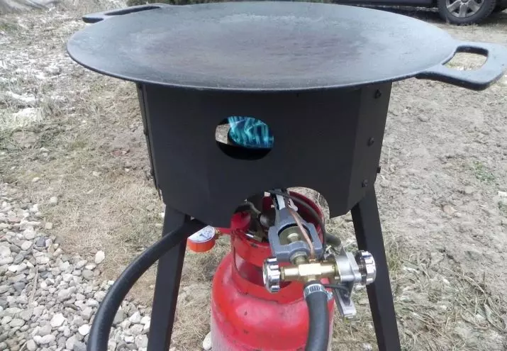 Kesi burner mo Kazan: Malosi Beatner mo propane cylinder ma isi ituaiga o pusa 'eleelea 21657_15