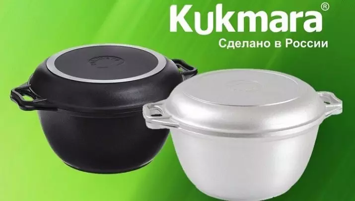 Kazan Kukmara: Revisió de ferro i alumini Cavins de fosa amb recobriment antiadherent i tapa, comentaris 21661_13