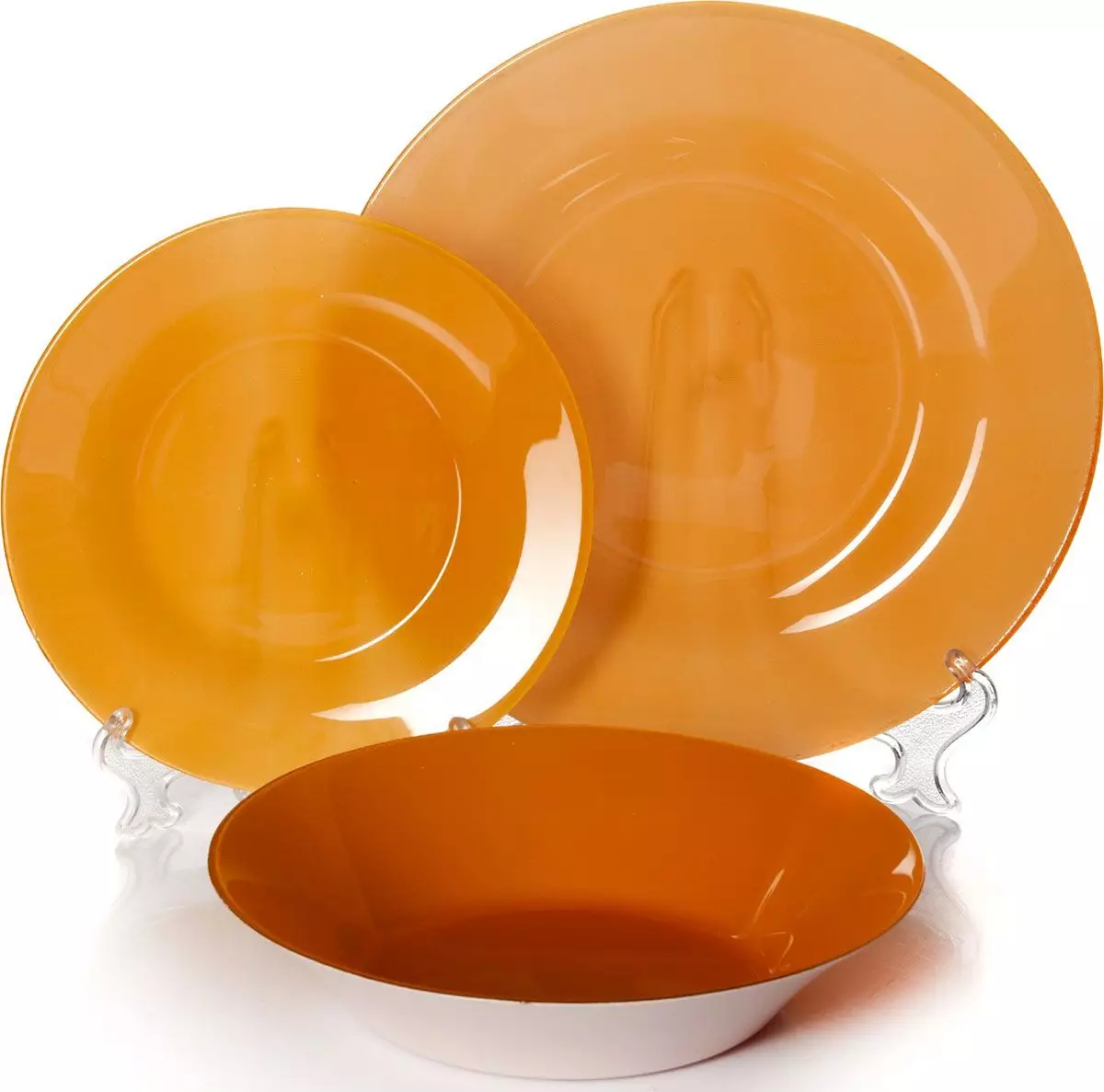 Color of plates: dishes of red and green, black and white, orange and other colors 21681_12