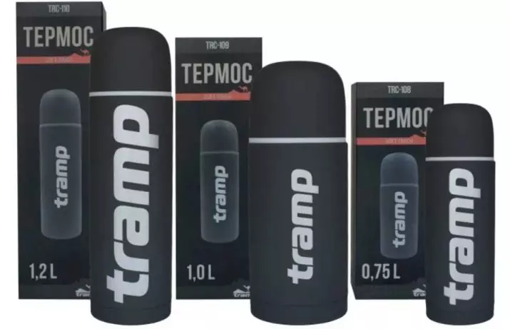 Tramps-Thermosen: Eigenschaften von Thermoskapellen für Lebensmittel und Getränke, Modelle mit einem breiten und engen Hals für 1-2 Liter und andere Mengen, Kundenbewertungen 21737_13