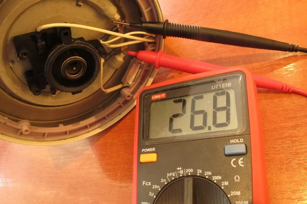 Tio för termisk ström: 750W klämvärmeelement och andra värmare. Hur man kontrollerar det med en multimeter? Solresistens 21773_16