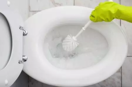 Hur rengör du toaletten? 50 bilder som hemma själv Eliminera zoom, snabba och effektiva sätt att rengöra avloppet 21798_12