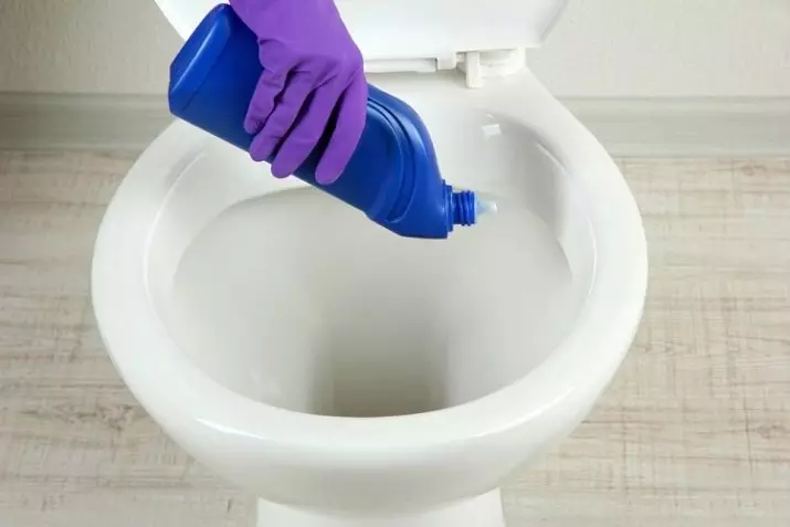 Ako vyčistiť toaletu? 24 Fotografie, ako a čo umývať odtokovú nádrž zvnútra, ako doma, aby ste sa zbavili blokády, pokiaľ ide o účinnosť v boji proti kolapsu Coca-Cola 21799_23