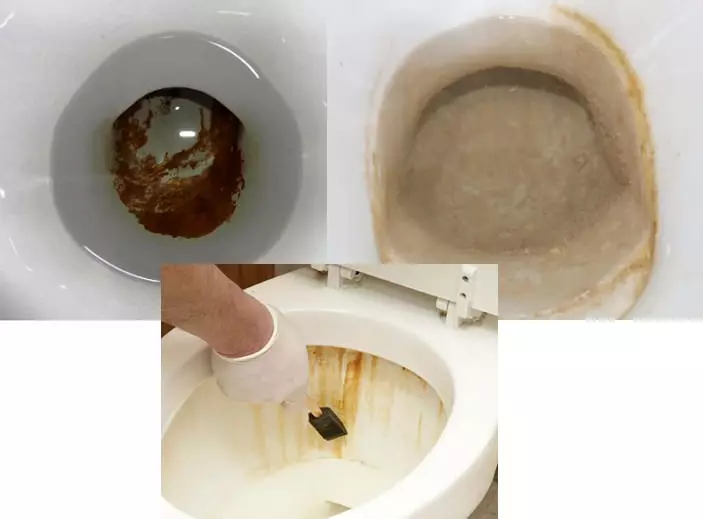 Comment nettoyer les toilettes? 24 photos Comment et quoi laver le réservoir de vidange de l'intérieur, comme à la maison pour se débarrasser du blocage, dans la mesure aussi efficace dans la lutte contre l'effondrement de Coca-Cola 21799_3