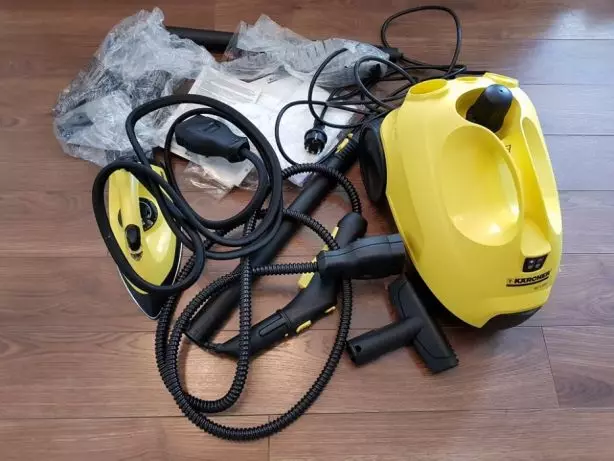 Karcher Steam Cleaner (47 kuvaa): Silitysraudat höyrygeneraattorilla, ammattimaisilla ja manuaalisilla höyrystimillä. Kuinka käyttää huoneistoa puhdistukseen? 21856_20