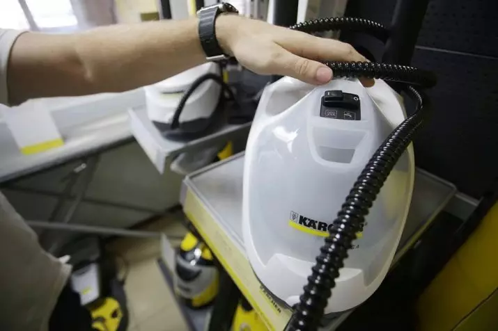 Karcher Steam Cleaner (47 fotot): triikrauad aurugeneraatori, professionaalsete ja manuaalsete aurutitega. Kuidas kasutada korterit puhastamiseks? 21856_44