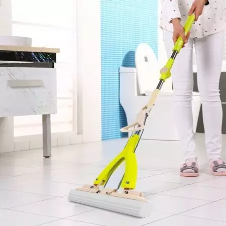 Rubber Mops: Floor Mops met een rubberen bek voor watersnijden, met rubberen borstelhaar voor het reinigen van tuinieren mop 21866_14