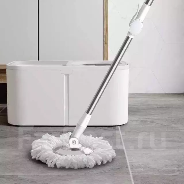 Xiaomi Mops: Damp a Sprayer fir naass Botzen, aner Smart Mops mat Buedemwäschen, Clients Bewäertungen 21887_24