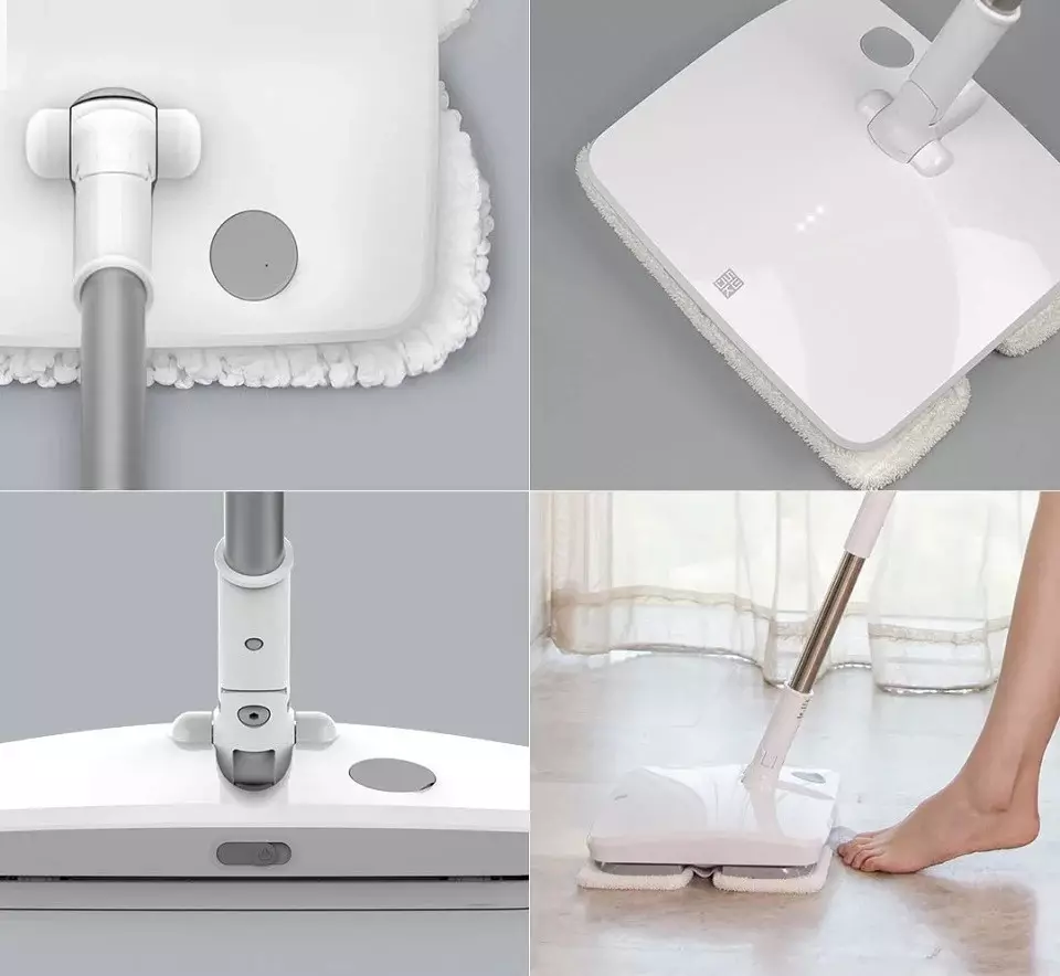 Xiaomi mopy: Parní a postřikovač pro mokré čištění, jiné inteligentní mopy s podlahami, hodnocení zákazníků 21887_32