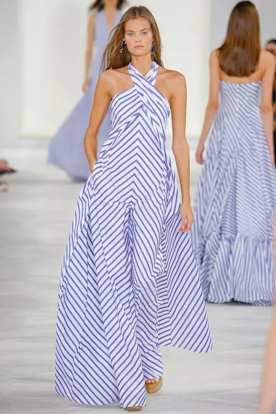 Fashionable Striped Season Dress Spring-Summer 2016