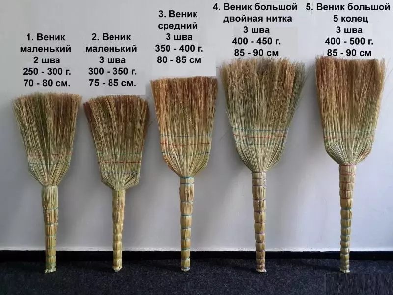 Cleaning broom (42 photos): What makes a broom to sweep the floor of the premises? What is the name of a dust broom? How to fervent to use? 21901_35