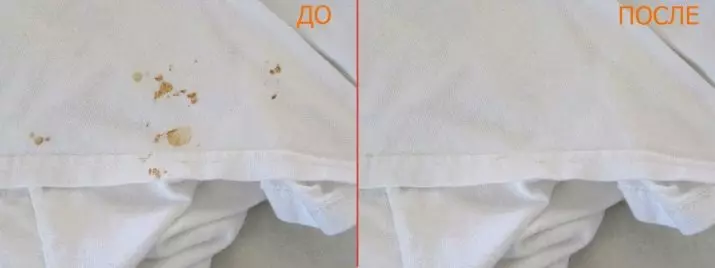 Թե ինչպես կարելի է լվանալ ժանգը հագուստի. 21 լուսանկար, քան դուք կարող եք հեռացնել stains տանը սպիտակ բաներ, թե ինչպես պետք է լվանալ ջինսե 21923_15