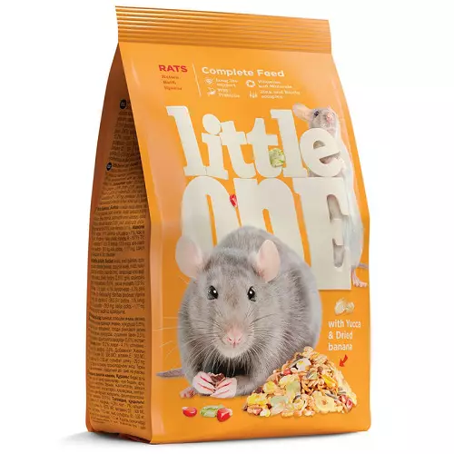 Koord voor ratten Little One: de samenstelling van de voedingsratten 400 g en anderen, de algemene beschrijving. Beoordelingen 21951_9