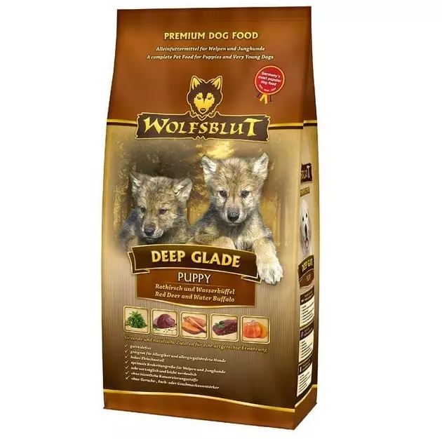 Wolfsblut hond feed: voor puppy's en volwassen honden, de samenstelling van de droge hond feed met een wolf op de verpakking. Voedsel voor honden van kleine, middelgrote en grote rassen. Beoordelingen 22014_25