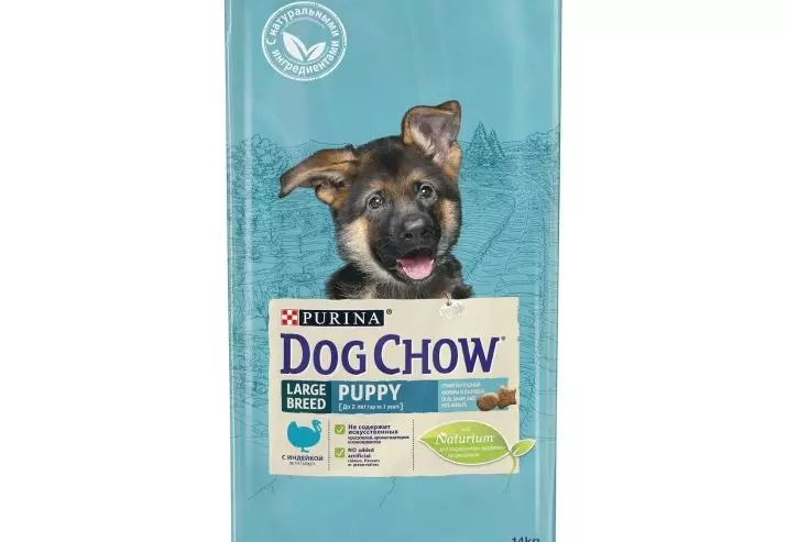 Nourriture pour chiens Purina Dog Chow: adulte et chiot 14 kg, adulte sensibles au saumon et leur composition, d'autres aliments pour chiens pour les chiens adultes et chiots, commentaires 22031_12