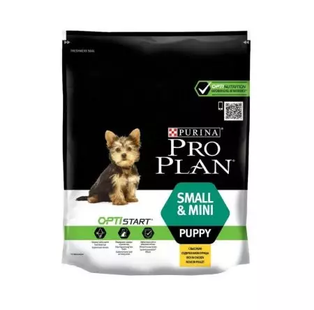 Purina Pro-plan voor honden van kleine rassen: voeding voor puppy's en volwassen honden, met lam, zalm en kip. Nuances voeden, dosering 22034_18