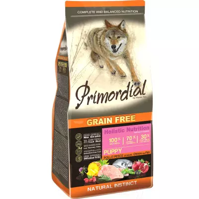 Primordial Food: Kuiva salama, pienille roduille, steriloiduille kissoihin ja muihin tyyppeihin, koostumus 22038_16