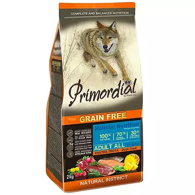 Primordial Food: Dry Lightning Feed, til små racer, til steriliserede katte og andre typer, sammensætning 22038_21
