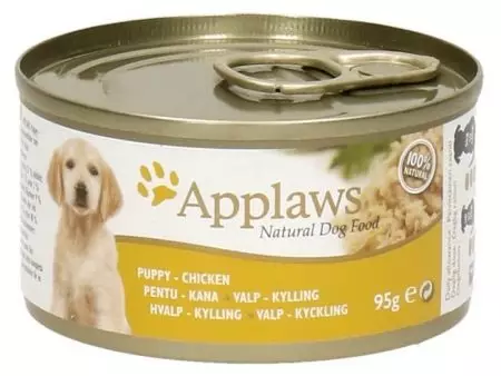 Mad til hunde Applaws: Sammensætning. Tørre hvalpe foder, gennemgå lynprodukter til hunde af små og andre racer. Anmeldelser 22039_10