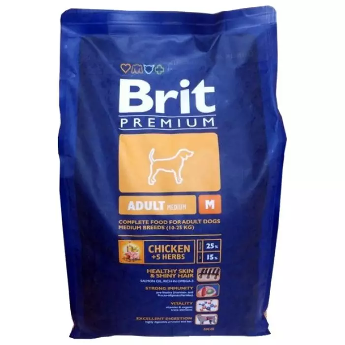Dry food for dogs Brit: composition of feed for adults and elderly dogs with a lamb of 15 kg, other dog feed, review reviews 22046_15