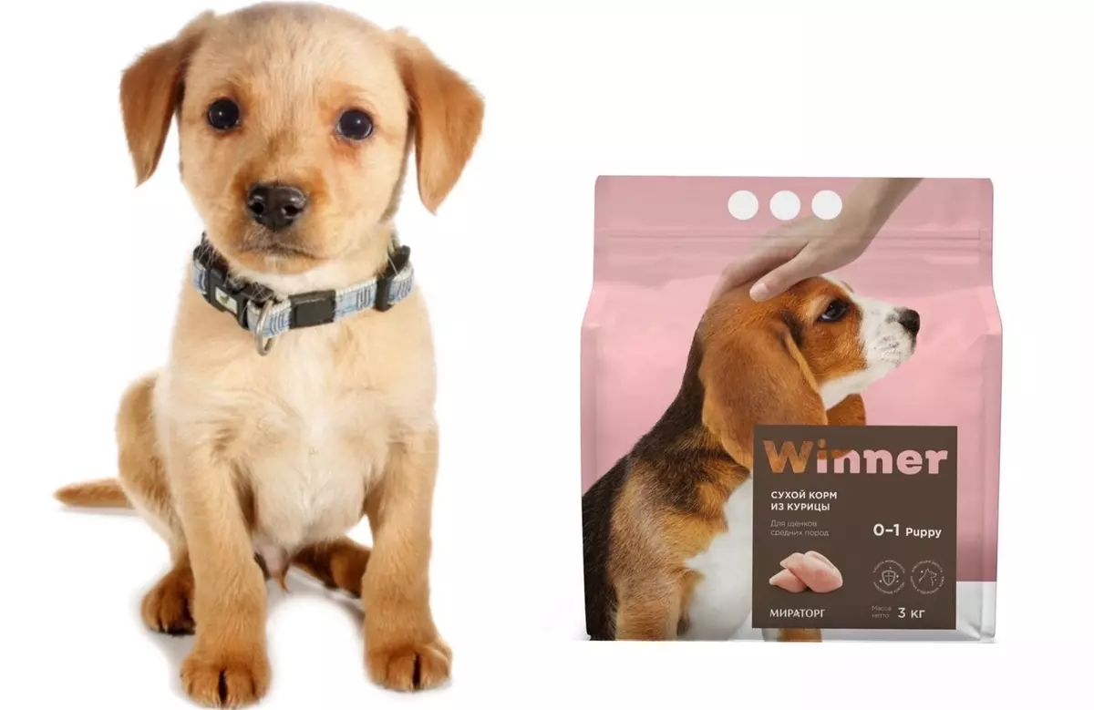 Корм для собак WINNER «Міраторг»: собачий сухий і вологий корм. Склад ласощів для дрібних, великих і середніх порід, корми для цуценят, відгуки 22055_6