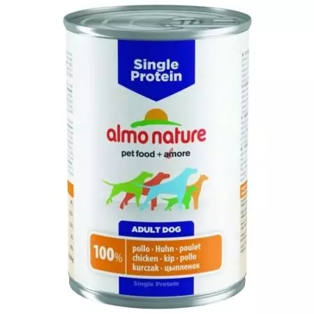 Almo Nature Feed: Dry og Wet Food Producent med Tyrkiet og andre sammensætninger, fordele og ulemper 22060_10