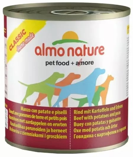 Almo Nature Feed: Dry og Wet Food Producent med Tyrkiet og andre sammensætninger, fordele og ulemper 22060_11