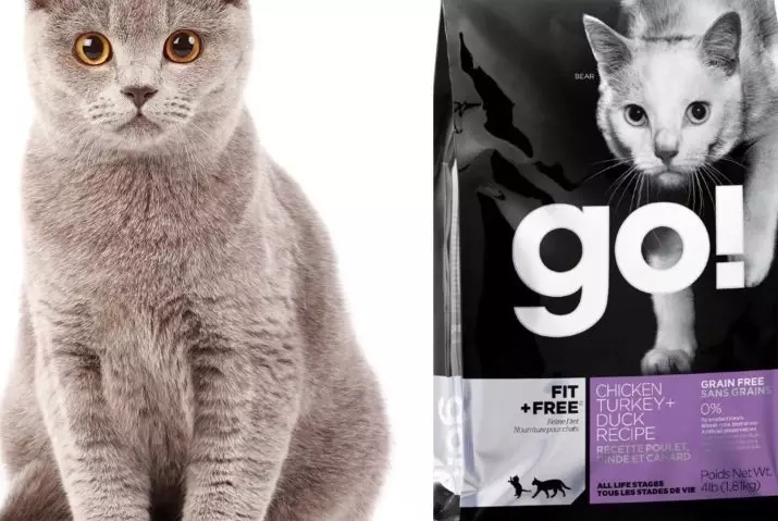 CAT Food Go!: Komposisi, makanan untuk kucing yang disterilkan dan makanan basah lainnya, makanan kaleng, holistik alami dan pakan holistik kelas lainnya, ulasan 22080_30