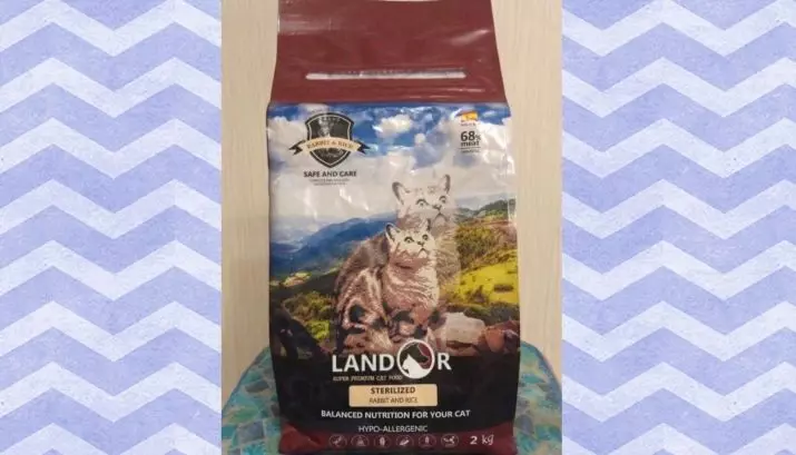 Cordon Landor: humide et sec, leur composition et sa classe. Examen des aliments complets pour animaux stérilisés, pour chiens de médium et d'autres race 22096_13