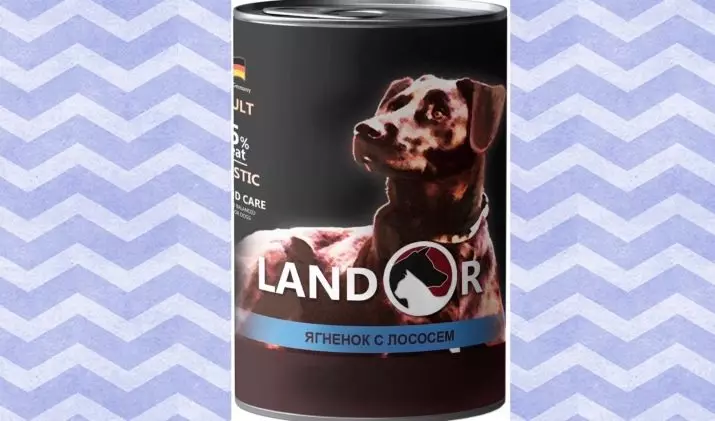 Cordon Landor: humide et sec, leur composition et sa classe. Examen des aliments complets pour animaux stérilisés, pour chiens de médium et d'autres race 22096_23