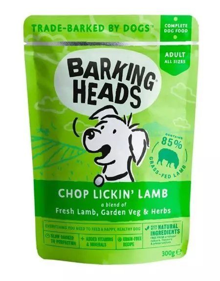 Τροφοδοτήστε τα κεφάλια Barking: για τις γάτες, τις γάτες και τα σκυλιά. Ξηρή τροφή του κατασκευαστή 