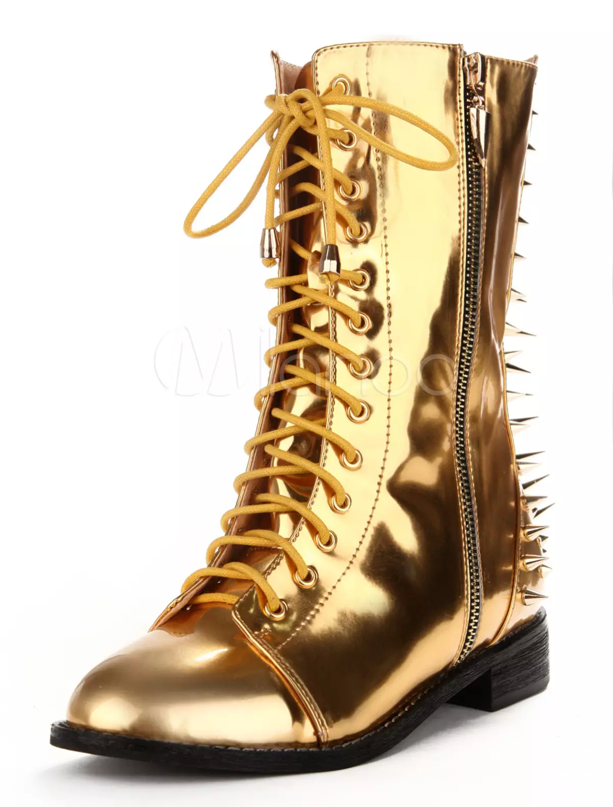 Gouden laarzen (49 foto's): Wintermodellen met Golden Neus Casadei 2209_5